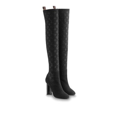 louis vuitton silhouette|louis vuitton black heel boots.